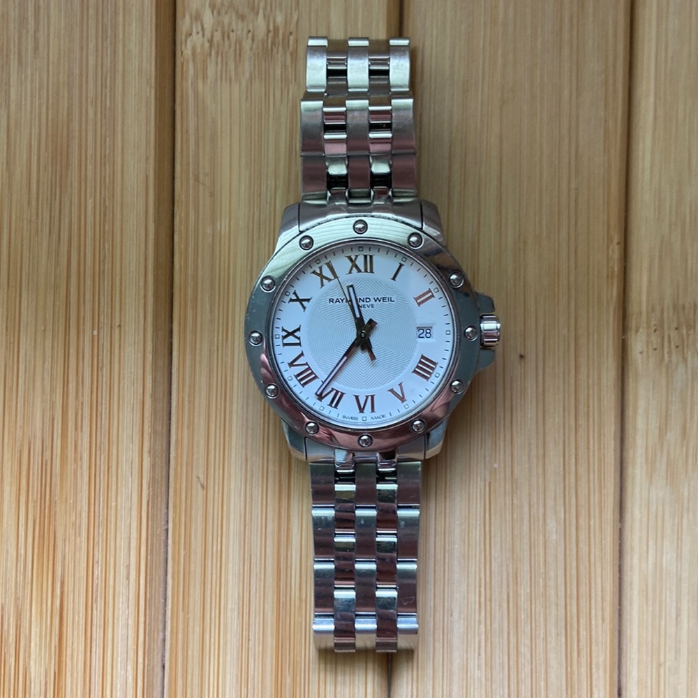 Large Raymond Weil Tango Watch.
